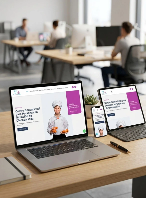 Rediseño web, SEO básico y creación de pasarela de pagos para donaciones en línea para Coocende.